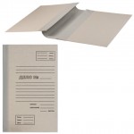 Папка архивная для переплета А4  40мм, переплетный картон, бумвинил, серый