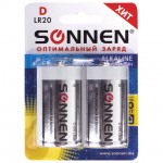 Батарейка тип D Alkaline LR20, 1.5v (Sonnen)