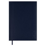 Ежедневник 2026г., 146х211мм, синий, 176л, кожзам, белый блок, отделочная строчка (Escalada)
