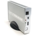 Внешний бокс для подключения 3.5" IDE/SATA 3.5" HDD External Aluminum Case Sata/Sata (Распродажа)