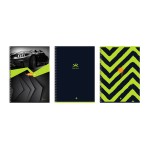 Тетрадь А4, 96л, клетка, на гребне BG "Real man"неоновый пантон (BG)