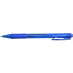 Ручка шариковая автоматическая "Oilgel", масляная, резиновый упор, 0.7мм, синий (Dolce Costo)