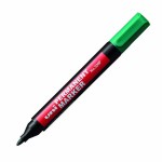 Маркер перманентный, пулевидный наконечник, зеленый, 1-3мм (UNI Mitsubishi pencil)