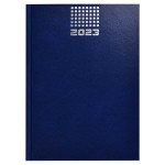 Ежедневник 2023г., 146х211мм, синий, 160л, бумвинил, белый блок (Феникс+)