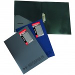Папка с боковым зажимом А4 16мм, "Megapolis", внутренний карман, синий (Erich Krause)