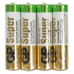 Батарейка ААА Alkaline "Super" LR03 1.5v 24A (GP)