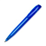 Ручка шариковая "Твист", прозрачный корпус, синий (Союз-Беркли)