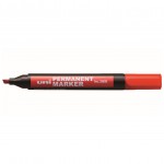 Маркер перманентный, клиновидный наконечник, красный, 1-4,5мм (UNI Mitsubishi pencil)
