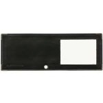 Обложка для удостоверения, натур/кожа, с окном, черный,110мм x 80мм (Faetano)