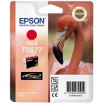 Картридж струйный Epson T0877 Stylus Photo R1900, red 11,4ml
