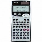 Калькулятор US-34K, 10+2 -разрядный, серый (Uniel)