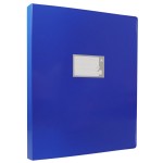 Папка с  20 файлами А3, этикетка, синий, 0,8мм (Бюрократ)