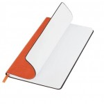 Ежедневник недатированный 138х213 мм, оранжевый, "Slimbook, Dallas", ик.кожа, 224л (Portobello)