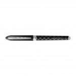 Ручка-роллер "Vision Elite 200SE", черный/диагональ, 0,8мм, черный (UNI Mitsubishi pencil)