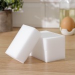 Губка бытовая, меламиновая, для удаления пятен, 10х7х3см