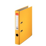 Папка-регистратор А4 50мм, "Economy", карман, пвх/бумага, металлический кант, желтый (Esselte)