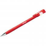 Ручка гелевая "Velvet", красный прорезиненный корпус , 0,5мм, красный (Berlingo)