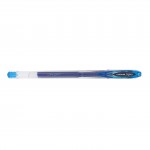 Ручка гелевая "Signo 120", прозрачный, 0,7мм, голубой (UNI Mitsubishi pencil)