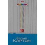 Набор белого картона А4 10 листов, мелованный, "Creative set" (Hatber)