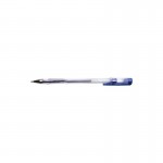 Ручка гелевая, прозрачный, 0,5мм, синий (Dolce Costo)