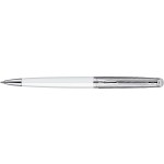 Ручка шариковая "Hemisphere Deluxe White CT", корпус-латунь, лак, хром (Waterman)