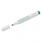 Маркер для доски "Grip", клиновидный наконечник, зеленый, 2,5-5 мм (Faber-Castell)
