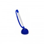 Ручка шариковая на подставке, регулируемый наклон, синее основание, 0,7мм, синий (Workmate)