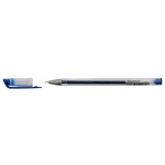 Ручка гелевая "Solo", прозрачный корпус, 0,5мм, синий (Silwerhof)