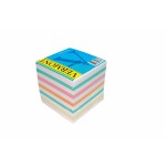 Блок бумаги для записей 80х80х80мм, "Vermont", цветной, непроклеенный (Kris)