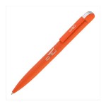 Ручка шариковая "Jupiter", soft touch, оранжевый, хром (Chili)