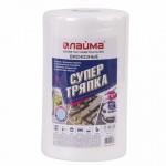 Салфетки универсальные,размер листа 23 х 25см, вискоза,200шт/рулон "Супер тряпка"(Лайма)