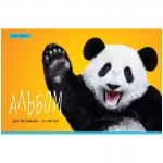 Альбом для рисования 20л, скоба, 100г/м2, "Животные. Funny panda", ассорти (ArtSpace)