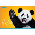 Альбом для рисования 20л, скоба, 100г/м2, "Животные. Funny panda", ассорти (ArtSpace)