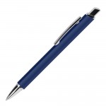 Ручка шариковая "Penta", алюминий, корпус-синий лак, хром (Portobello)
