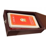 Карты подарочной (1 колода) для покера в кожаной коробке 11,7х7,8х3,5 (Dal Negro)