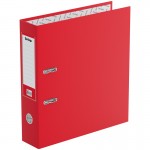 Папка-регистратор А4 70мм, "Standard", карман, картон/бумвинил, красный (Berlingo)