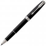 Ручка-роллер "Sonnet Matte Black CT", корпус-латунь, мат.лак, палладий (Parker)