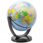 Глобус d=10см, Политическая карта мира, пластик. подставка(Rotondo)