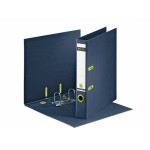 Папка-регистратор А4 50мм, "ReCycle 180°", этикетка, переработанный картон, темно-синий (Leitz)