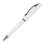 Ручка шариковая "Art", латунь, корпус-белый лак, черный никель (Portobello)