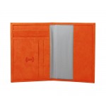 Обложка для документов, натуральная кожа, оранжевый (Mistral)