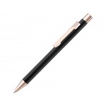 Ручка шариковая "Straight Ro Go Gum", soft-touch, розовое золото, черный (Uma)