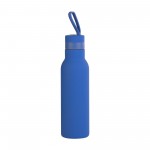 Бутылка для воды "Фитнес", покрытие soft touch,700мл, синий