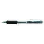 Ручка шариковая автоматическая "Cigar Strict", резиновый упор, 0,5мм, черный (Index)