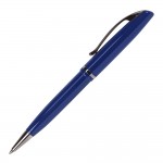 Ручка шариковая "Art", латунь, корпус-синий лак, хром (Portobello)
