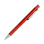 Ручка шариковая "Scotland", алюминий, корпус-оранжевый мат.лак, хром (Portobello)