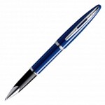 Ручка-роллер "Carene Vivid Blue ST", корпус-латунь, лак, серебро (Waterman)