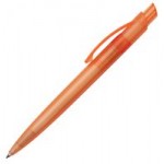 Ручка шариковая "Profit", прозрачный корпус, оранжевый (Open)