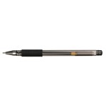 Ручка гелевая "Advance", прозрачный, 0,5 мм, резиновый упор, черный (Silwerhof)