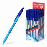 Ручка шариковая "R-301 Neon Stick", ассорти корпус, 0,7мм, синий (Erich Krause)
